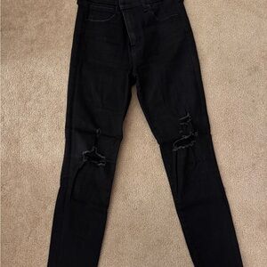 Abercrombie & Fitch Black Skinny High Rise Jeans